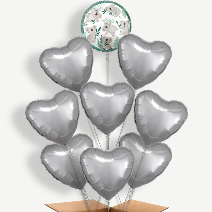 Koala Balloon Bundle Inflated with Helium | Party Save Smile