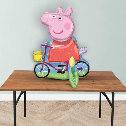 Peppa Pig Sitter Balloon Package Delivered - Sitter Balloon | Party Save Smile