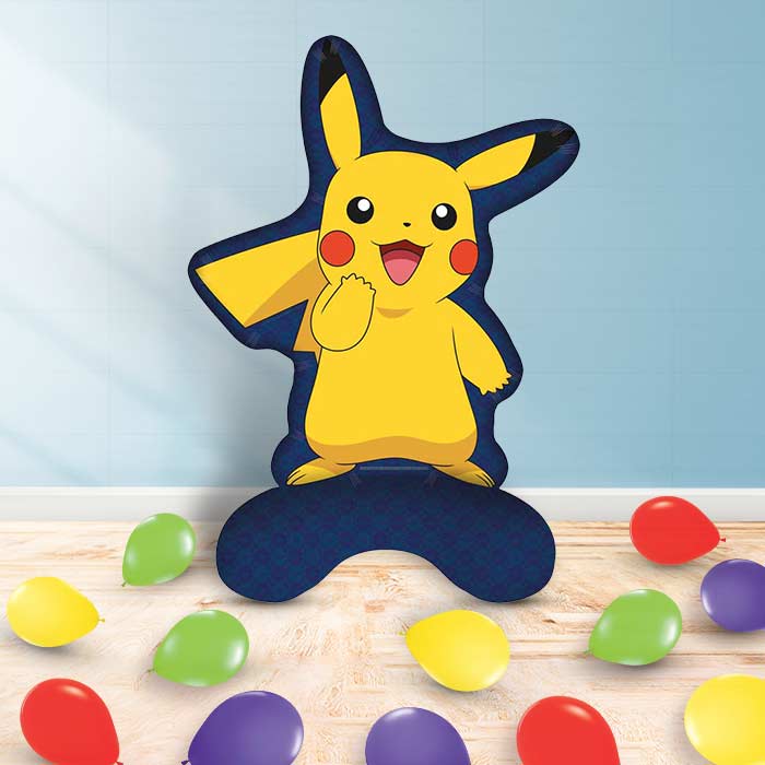 Pikachu Sitter Balloon Package Delivered - Party Save Smile