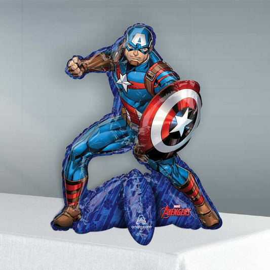 Captain America Sitter Balloon Package Delivered - Sitter Balloon | Party Save Smile