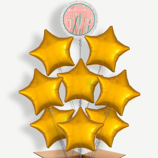 Happy Cake Day Birthday Helium Balloon Bundle | Party Save Smile