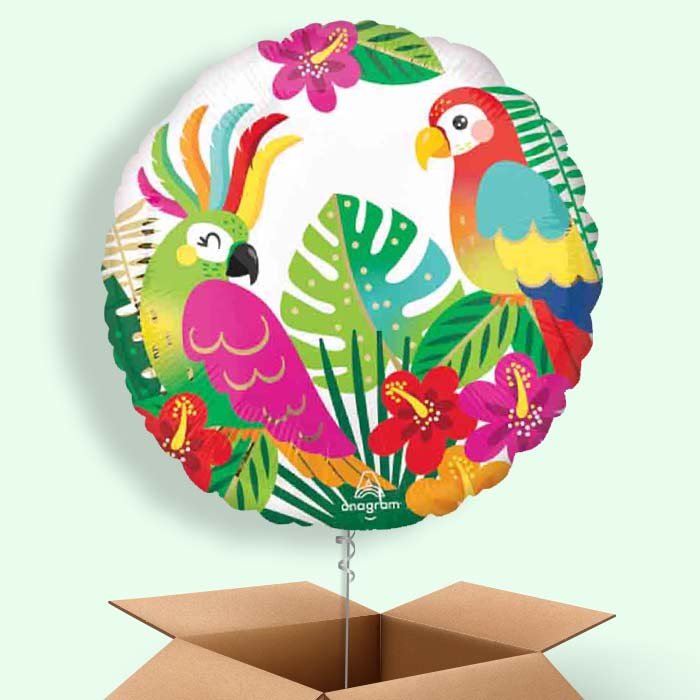Tropical Paradise Summer Helium Balloon in a Box - 1 Balloon | Party Save Smile