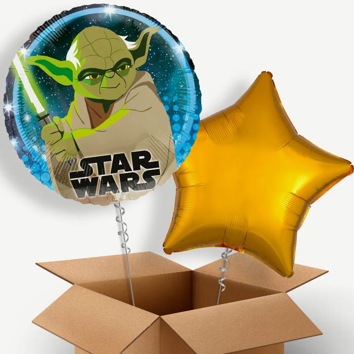 Star Wars Yoda Helium Balloon Couple | Party Save Smile