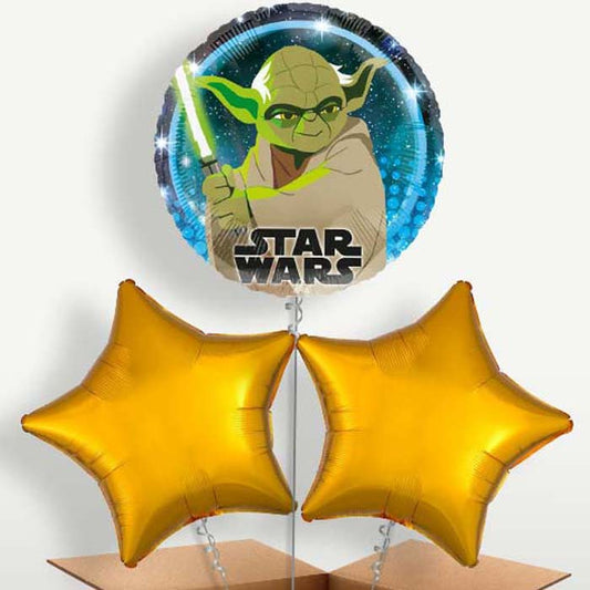 Star Wars Yoda Helium Bunch of Balloons | Party Save Smile