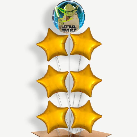 Star Wars Yoda Helium Balloon Arrangement | Party Save Smile