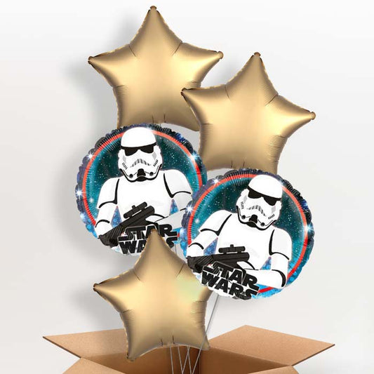 Storm Trooper Helium Balloon in a Box Gift - 5 Balloon | Party Save Smile