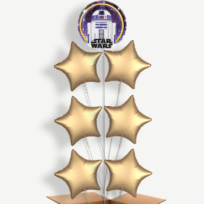 Star Wars R2D2 Helium Balloon Arrangement | Party Save Smile