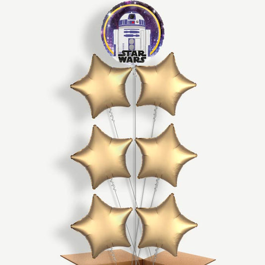 Star Wars R2D2 Helium Balloon Arrangement | Party Save Smile