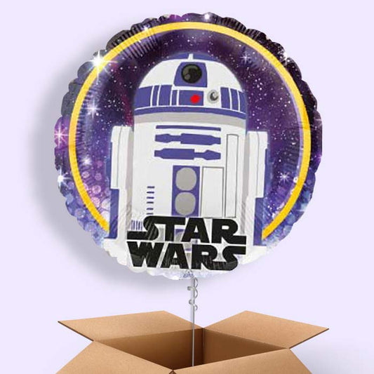 Star Wars R2D2 Helium Balloons in a Box