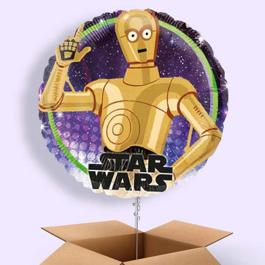 Star Wars C-3PO Balloon in a Box