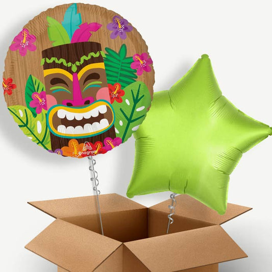 Vintage Tiki Helium Balloon Two | Party Save Smile
