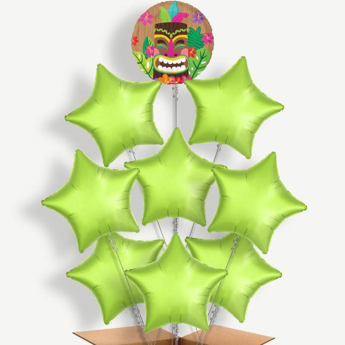 Vintage Tiki Helium Balloon Bundle | Party Save Smile