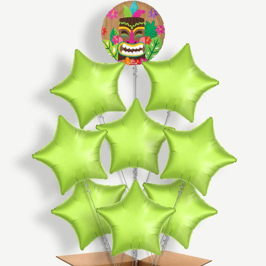 Vintage Tiki Helium Balloon Bundle | Party Save Smile