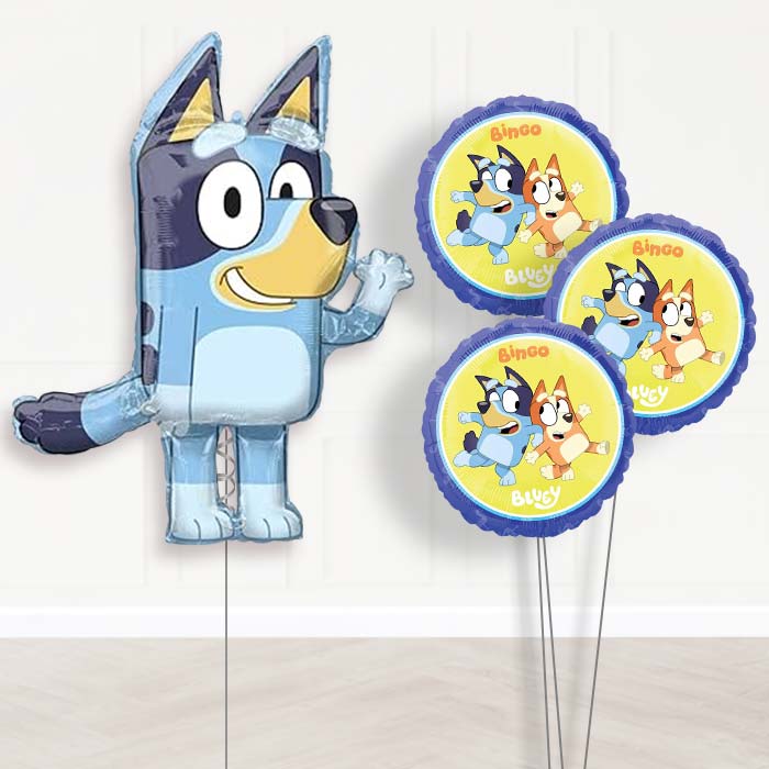 Bluey Helium Balloon Bouquet in a Box - Themed Bouquet | Party Save Smile