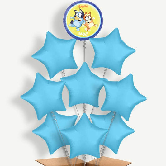 Bingo & Bluey Balloon Bundle Inflated with Helium | Party Save Smile