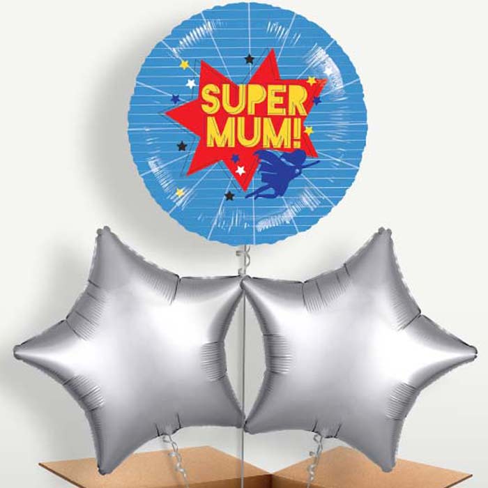 Super Mum Helium Bunch of Balloons | Party Save Smile