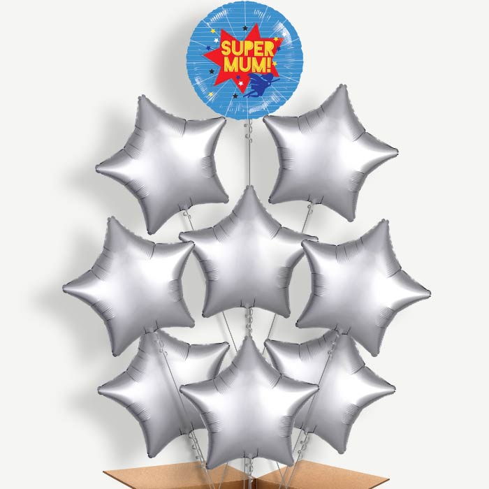 Super Mum Helium Balloon Bundle | Party Save Smile