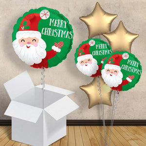 Merry Christmas | Santa Helium Balloon in a Box