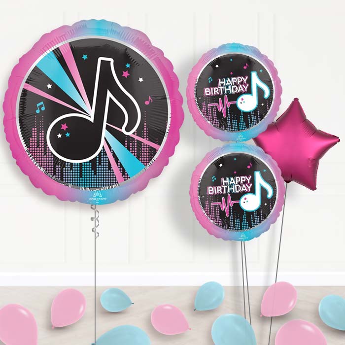 Internet Famous Inflated Balloons Delivered-Giant Balloon + 2 Themed Balloons + 1 Plain Balloon + Mini Balloons 