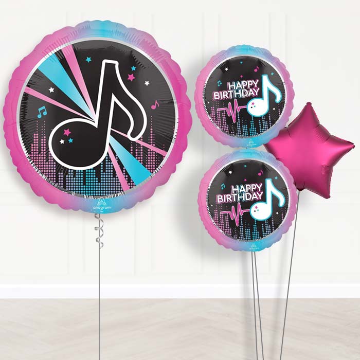 Internet Famous Inflated Balloons Delivered-Giant Balloon + 2 Themed Balloons + 1 Plain Balloon 
