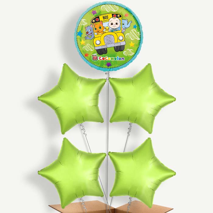 Cocomelon Balloon Cluster Inflated with Helium | Party Save Smile