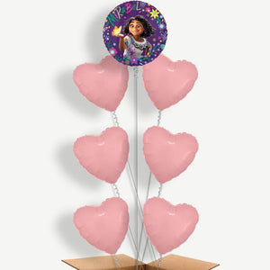 Encanto 7 Balloon Arrangement Inflated with Helium