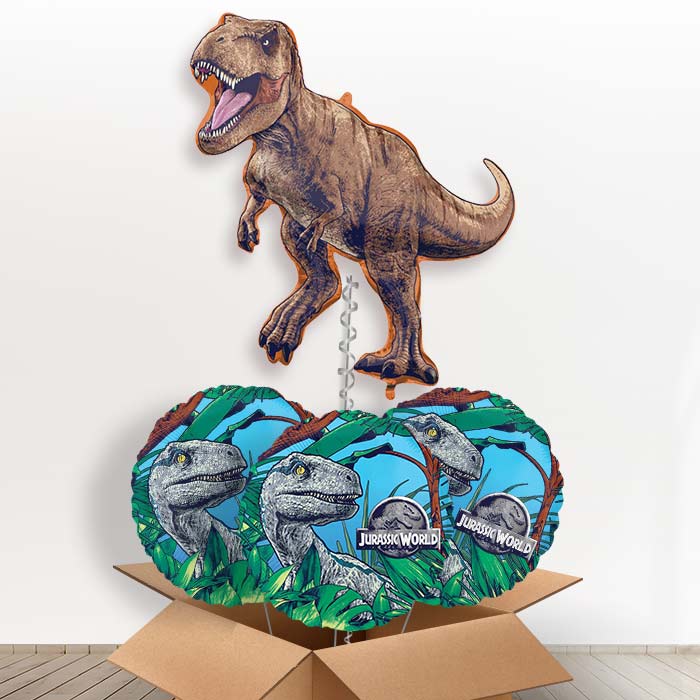 Jurassic World Dominion Giant Helium Balloon in a Box