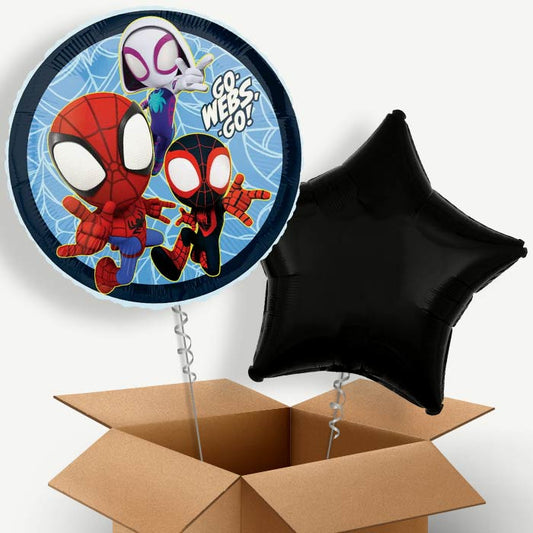 Spidey & Ghost Helium Balloon Couple | Party Save Smile