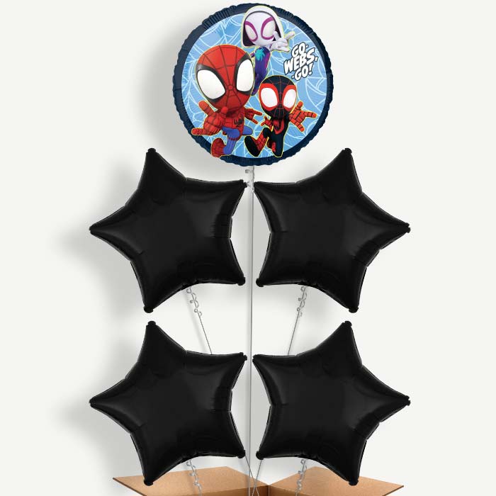 Spidey & Ghost Helium Balloon Cluster  | Party Save Smile
