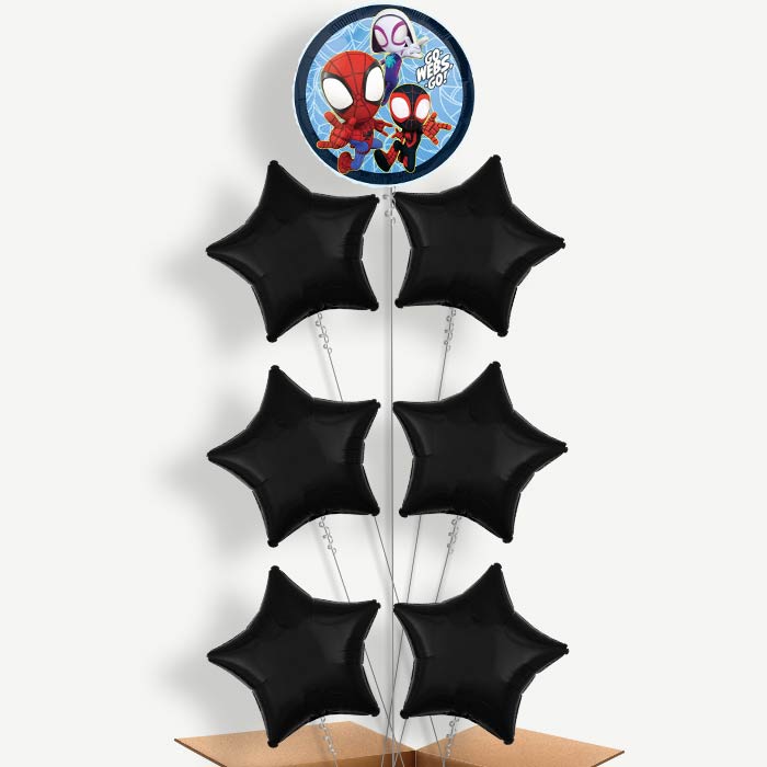 Spidey & Ghost Helium Balloon Arrangement | Party Save Smile