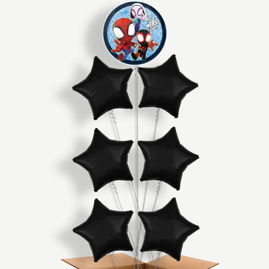 Spidey & Ghost Helium Balloon Arrangement | Party Save Smile