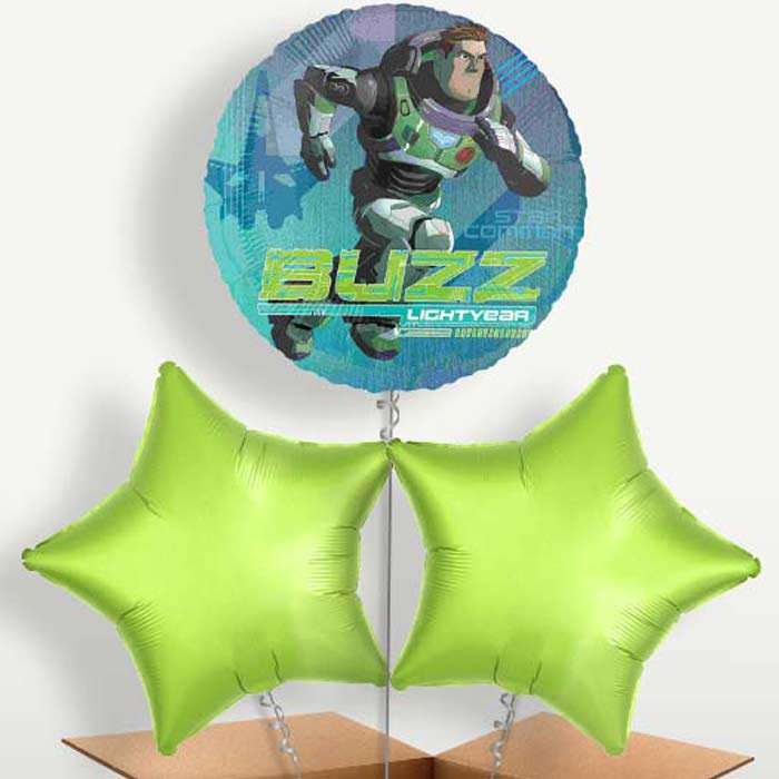 Buzz Lightyear Bunch of Balloons inflated with Helium | Party Save Smile