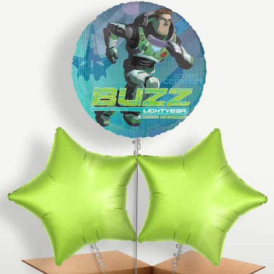 Buzz Lightyear Bunch of Balloons inflated with Helium | Party Save Smile