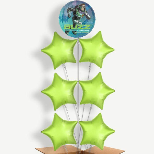 Buzz Lightyear Balloon Arrangement Inflated with Helium | Party Save Smile