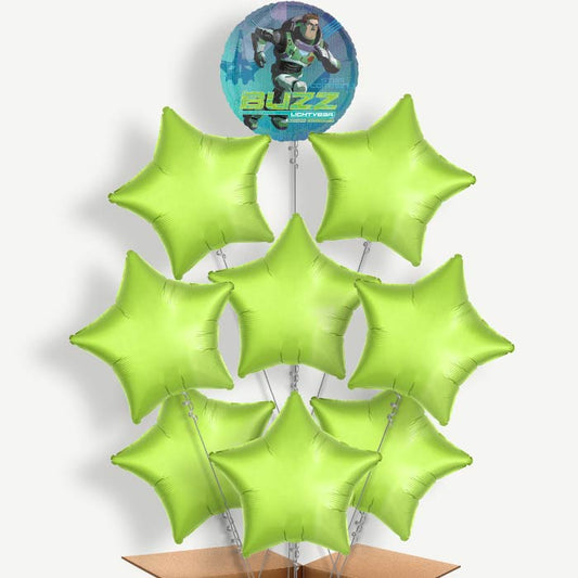 Buzz Lightyear Balloon Bundle Inflated with Helium | Party Save Smile