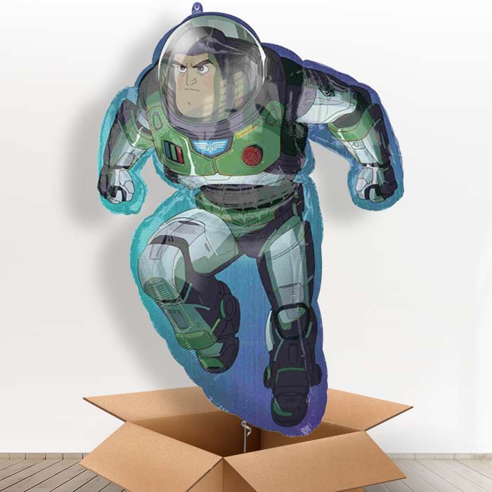Buzz Lightyear Giant Helium Balloon in a Box Gift - Giant Balloon | Party Save Smile