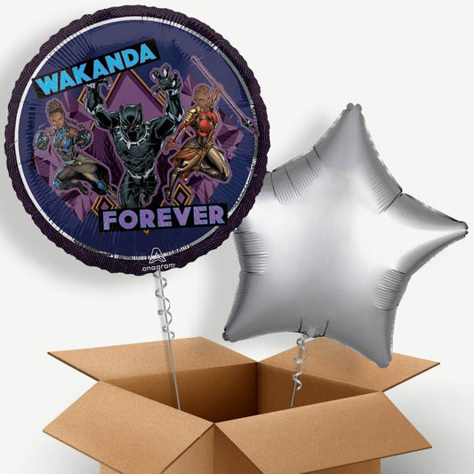 Black Panther Helium Balloon Two | Party Save Smile