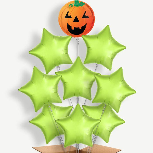 Pumpkin Halloween Balloon Bundle Inflated with Helium | Party Save Smile