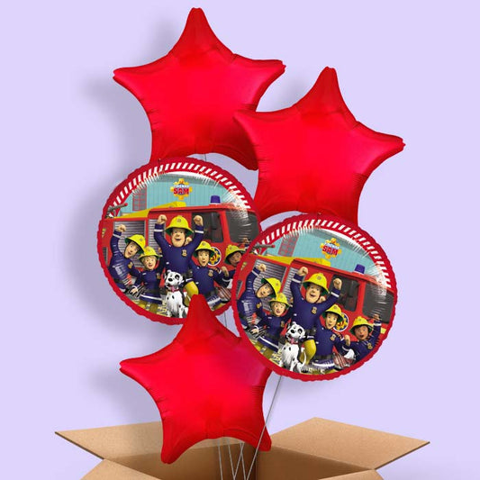Fireman Sam and Friends Helium Balloon in a Box - 5 Balloon | Party Save Smile