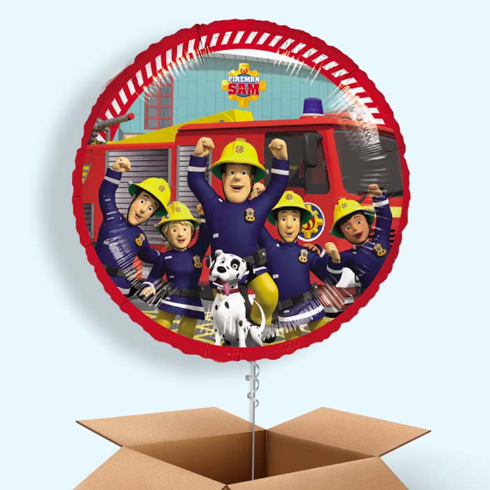 Fireman Sam and Friends Helium Balloon in a Box - 1 Balloon | Party Save Smile