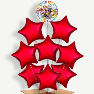 Colourful Paw Patrol 9 Helium Balloon Bundle