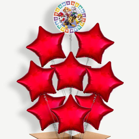 Colourful Paw Patrol Helium Balloon Bundle | Party Save Smile