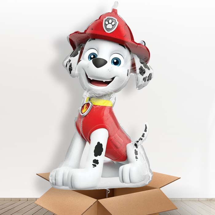 Marshall Helium Balloon Paw Patrol in a Box - 1 x Giant Balloon | Party Save Smile