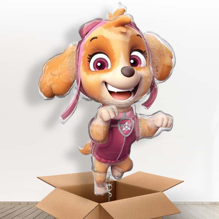 Shaped Skye Paw Patrol Helium Balloon in a Box - Giant Balloon | Party Save Smile