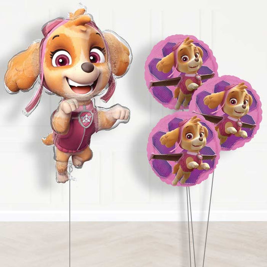 Shaped Skye Paw Patrol Balloon Bouquet Delivery - Themed Bouquet | Party Save Smile