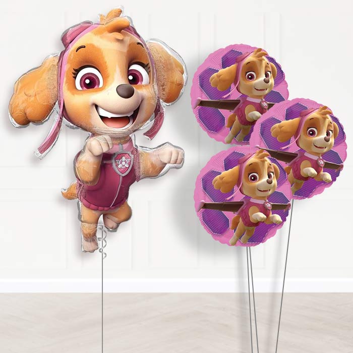 Shaped Skye Paw Patrol Balloon Bouquet Delivery - Themed Bouquet | Party Save Smile