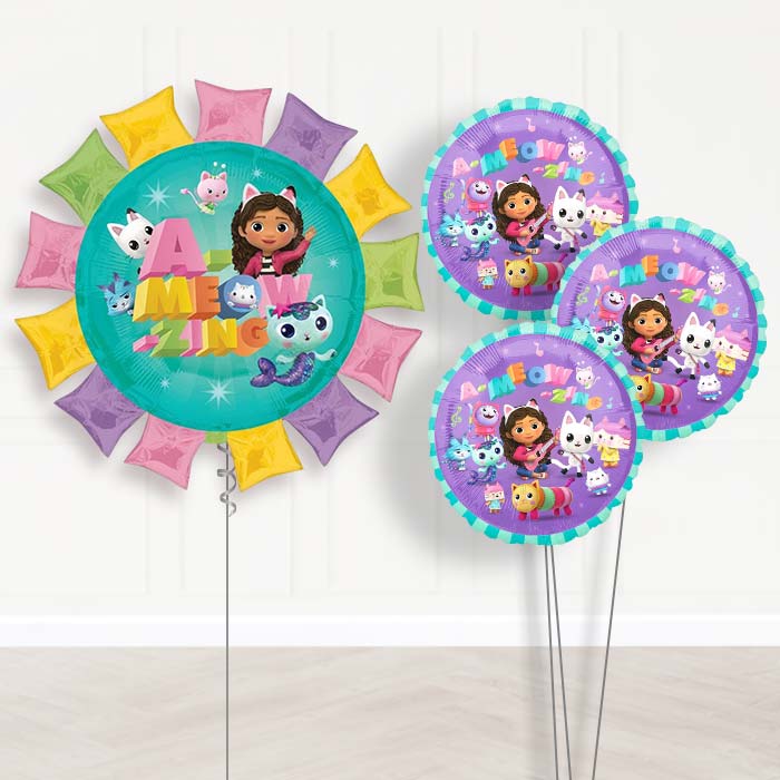 Gabby’s Dollhouse Balloon Bouquet Delivery - Themed Bouquet | Party Save Smile