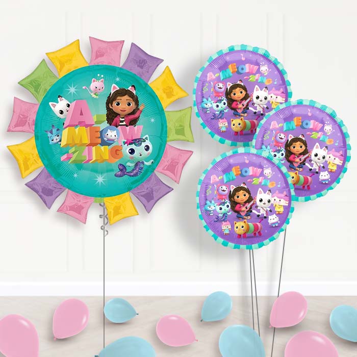 Gabby’s Dollhouse Balloon Bouquet Delivery - Themed Bouquet and Latex | Party Save Smile
