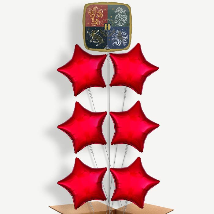 Harry Potter Hogwarts Crest Helium Balloon Arrangement | Party Save Smile
