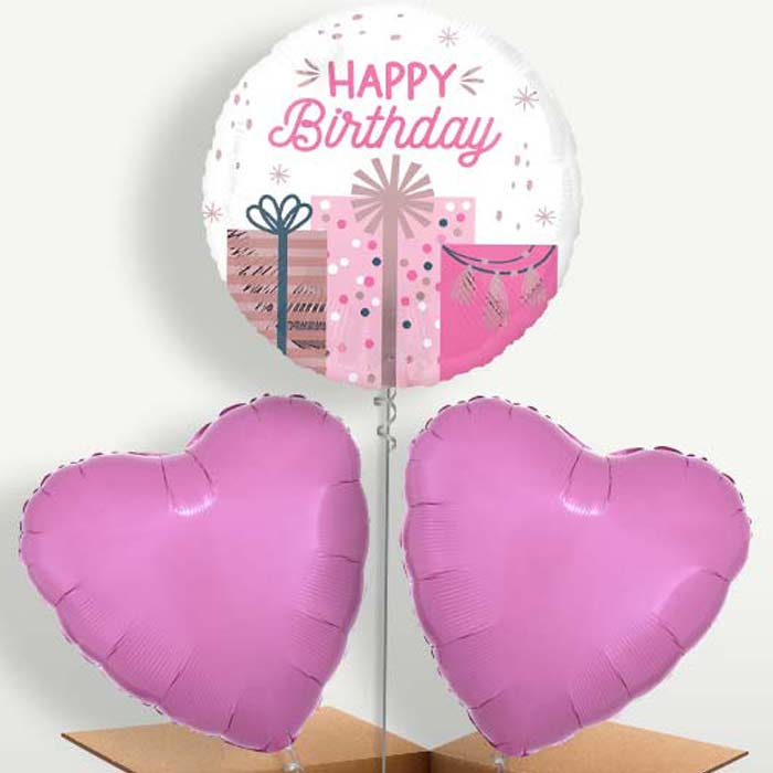 Pastel Presents Birthday Balloon Bunch | Party Save Smile